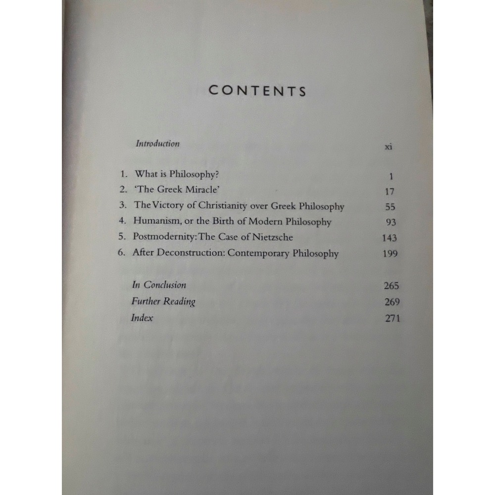A Brief History of Thought Luc Ferry Philosophical Guide to Living Paperback - Picture 5 of 11